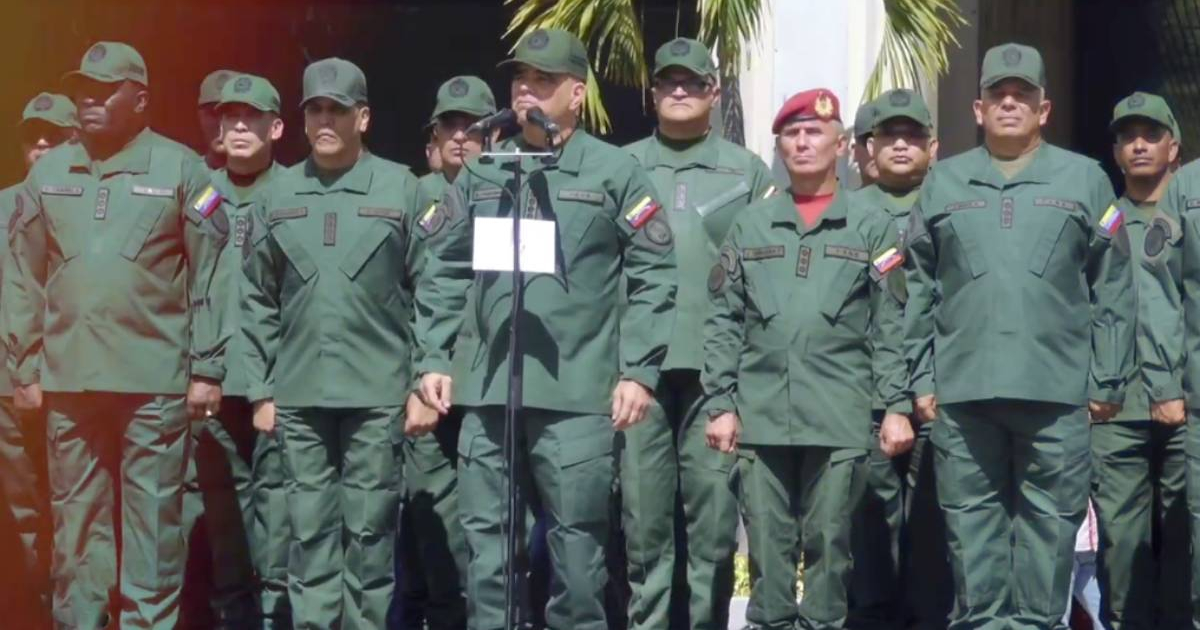 Militares venezolanos © X/Vladimir Padrino L.