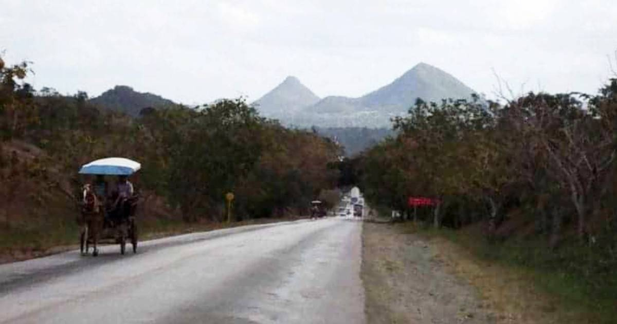 Carretera donde ocurrió accidente en Holguín © Rolando Guerra/Facebook