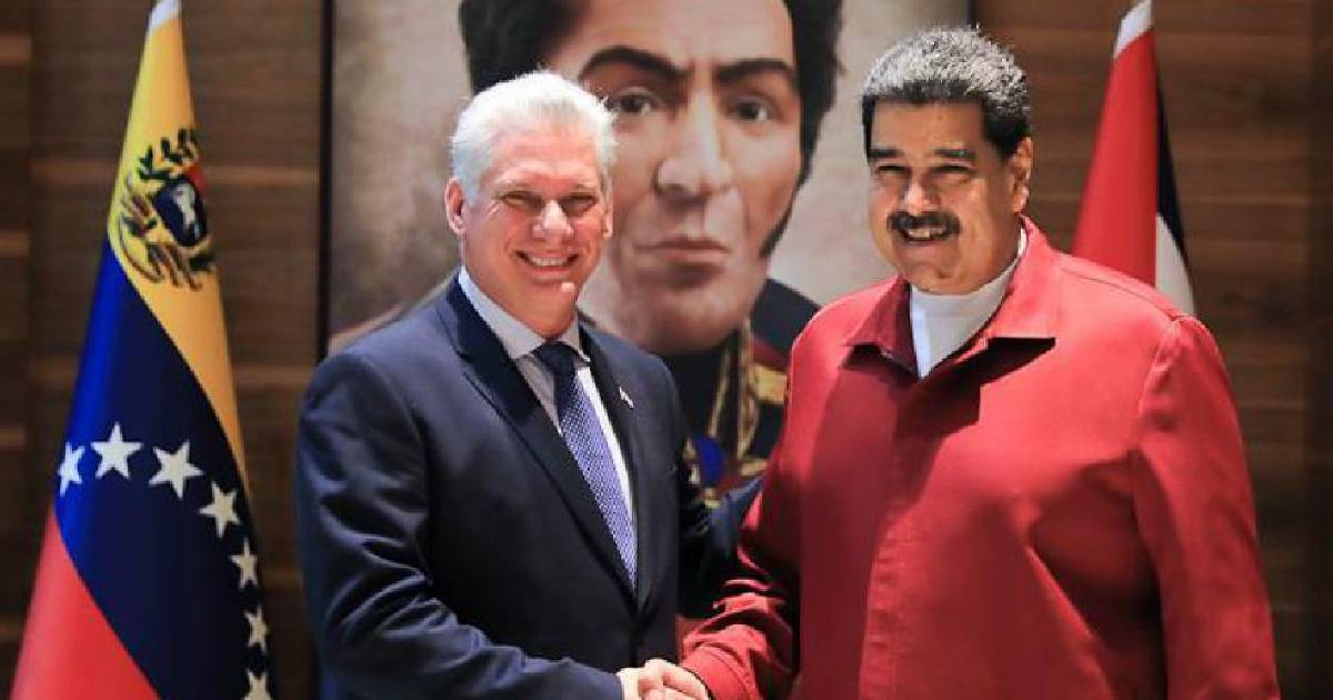 Díaz-Canel y Maduro © Misiones diplomáticas de Cuba en el exterior