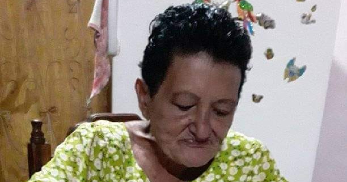 Anciana desaparecida © Facebook/Maite Romagoza Batista