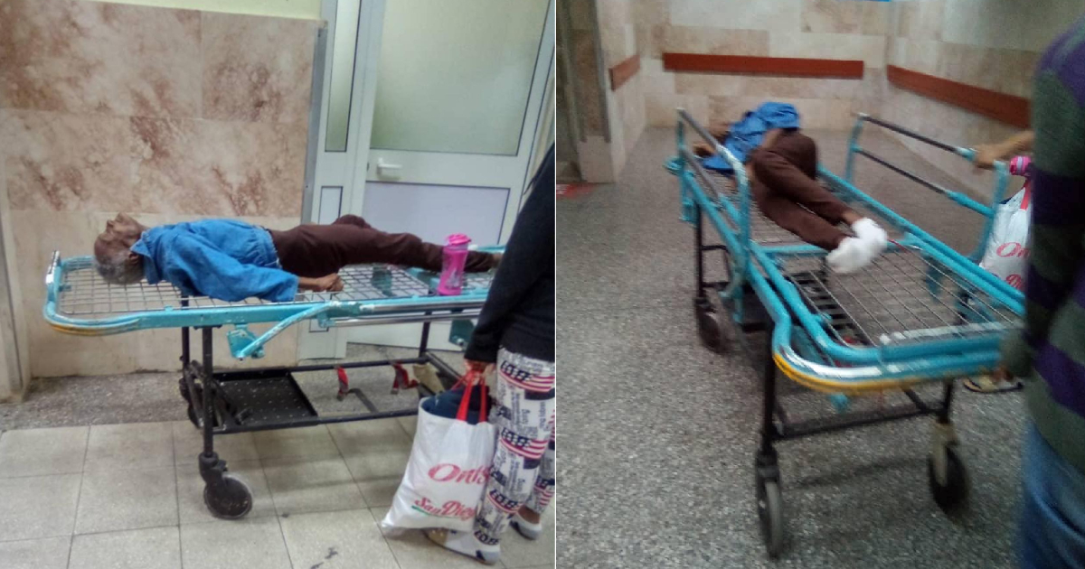Anciana con fractura de cadera en Hospital Calixto García © Facebook/Avana de la Torre