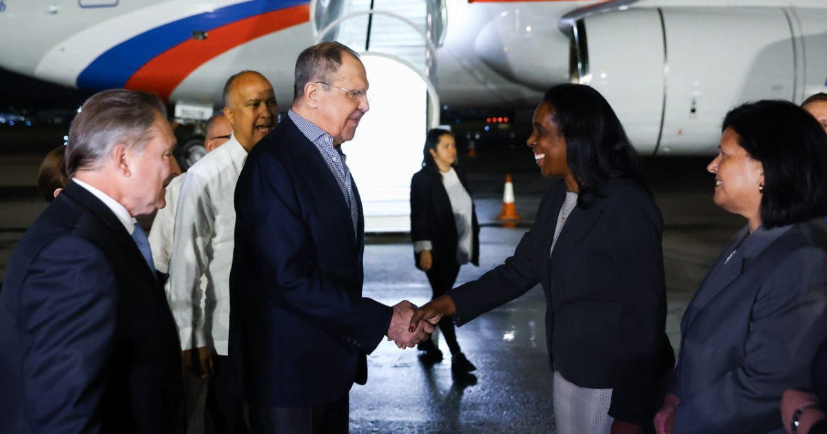 Serguéi Lavrov en La Habana © X / @CubaMINREX
