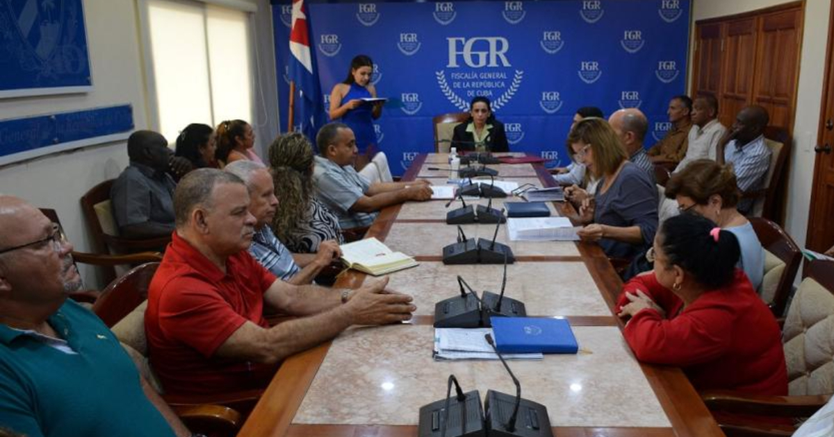Miembros de la Fiscalía General de la República (Imagen de referencia) © Twitter / Fiscalía de Cuba