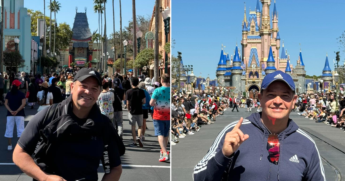 Orlando Fundichely en Magic Kingdom de Walt Disney World © Instagram / Orlando Fundichely
