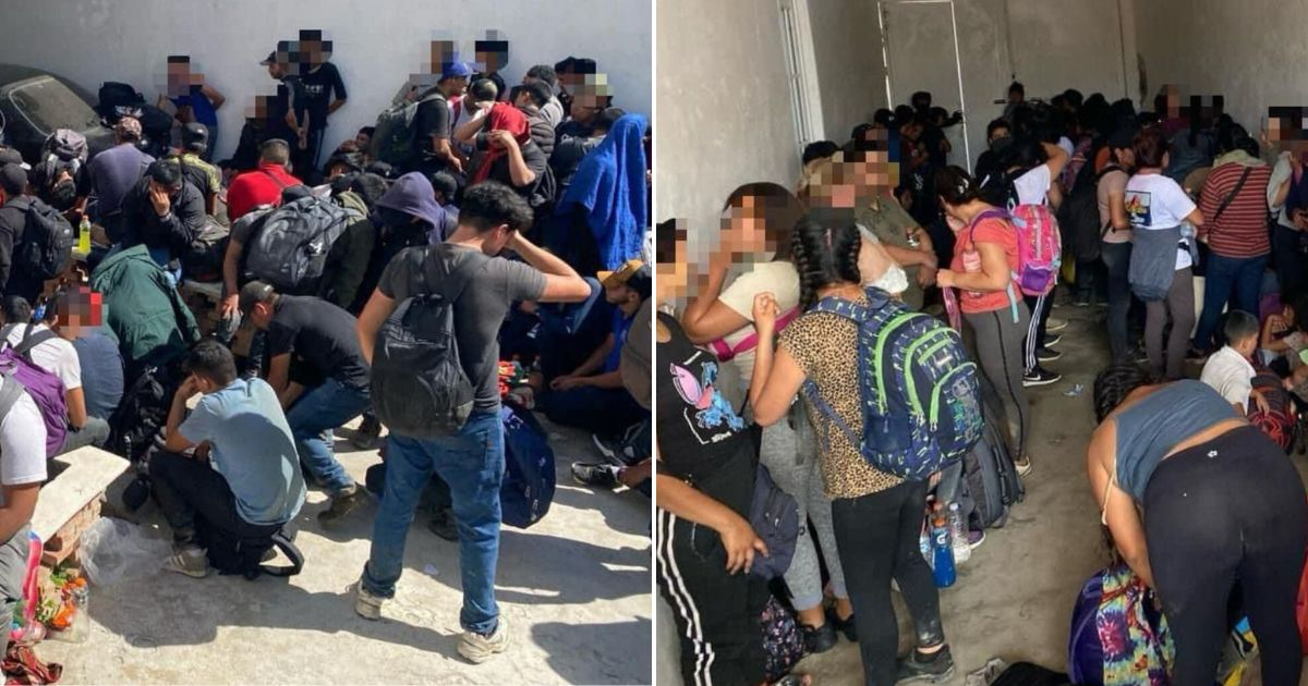 Detienen a 270 migrantes hacinados en una vivienda en Puebla, México, entre ellos cubanos © Collage Facebook/El Mundo de Tehuacán