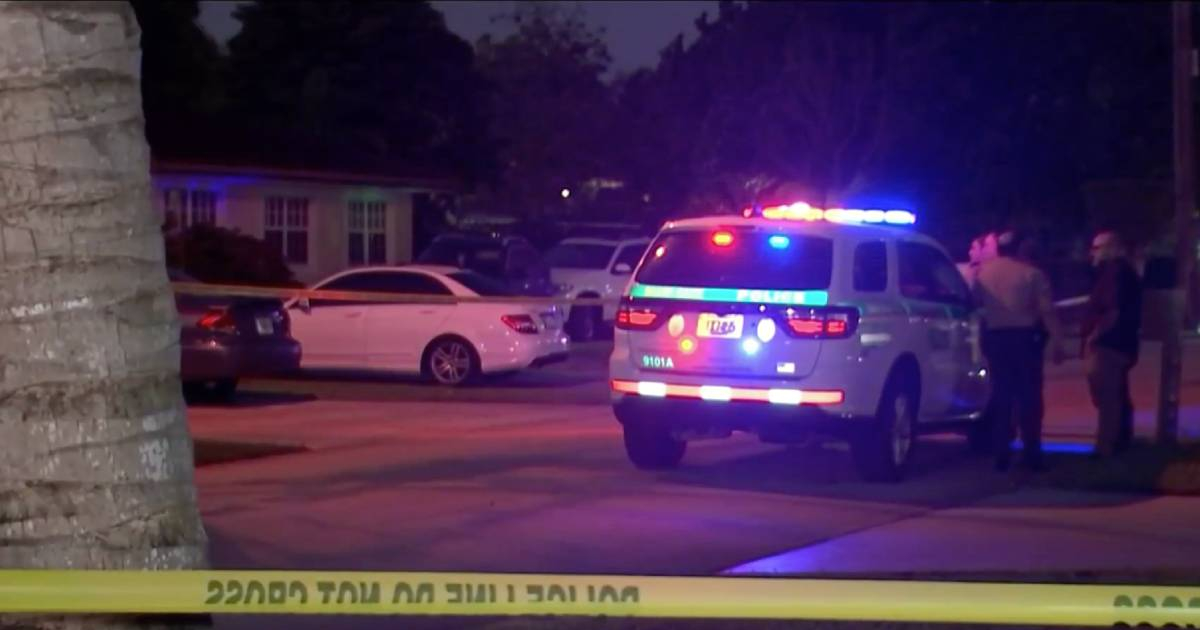 Policía de Miami en la escena © Captura de video/NBC Miami