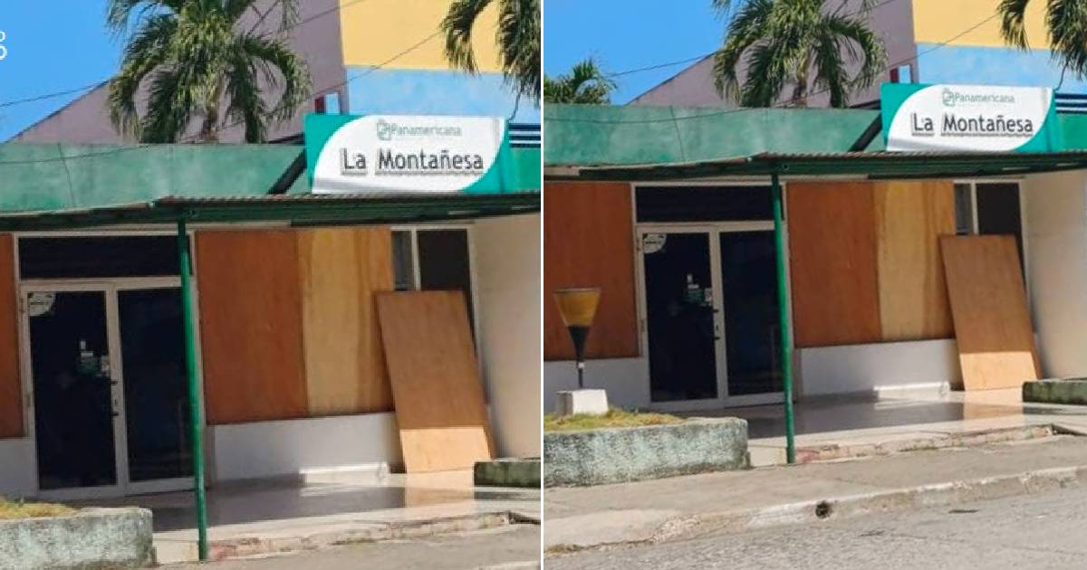 They broke windows at a government store in Sagua de Tánamo