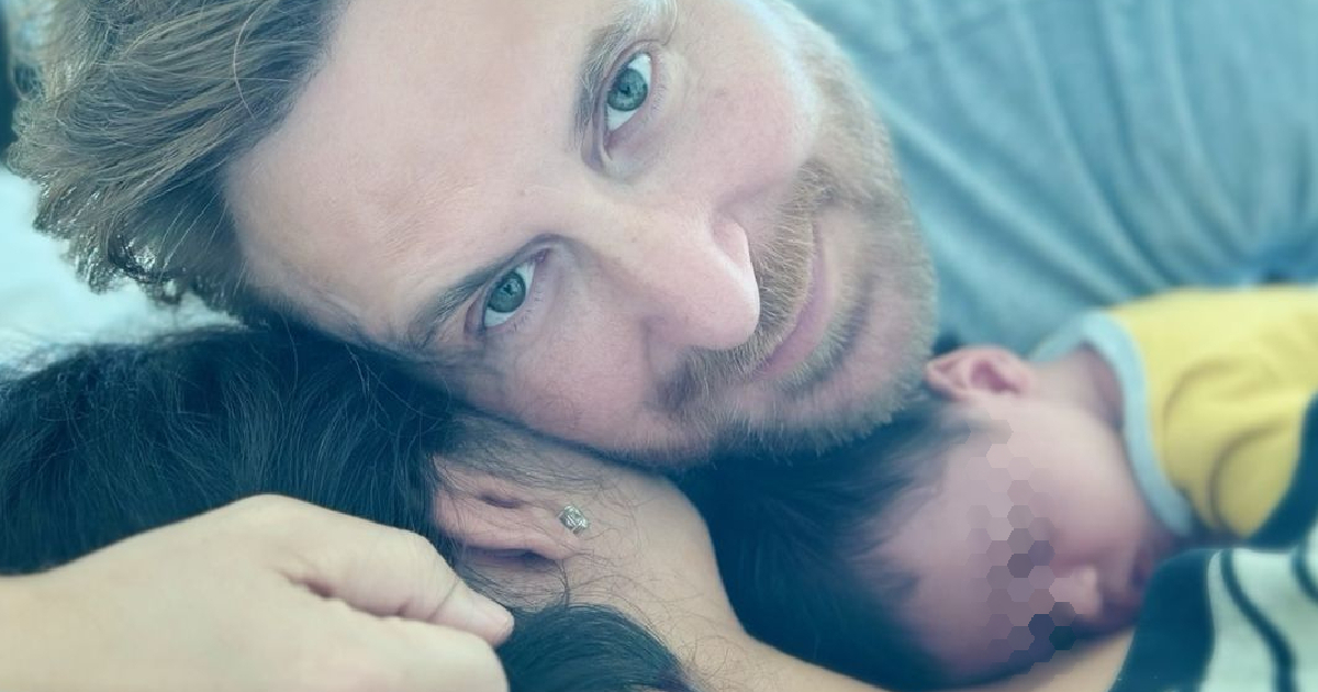 David Guetta junto a su esposa y pequeño hijo. © Instagram/davidguetta y jessledon