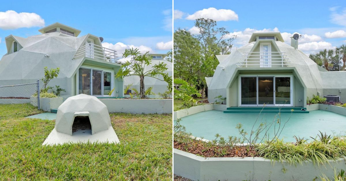 En Florida se vende una residencia que provoca risas, pero promete resistencia a huracanes © Instagram/@zillowgonewild