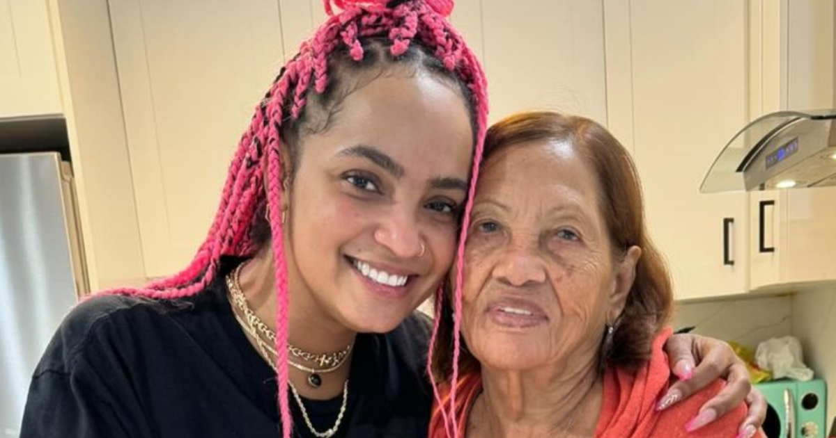 Seidy La Niña con su abuela © Instagram / Seidy La Niña