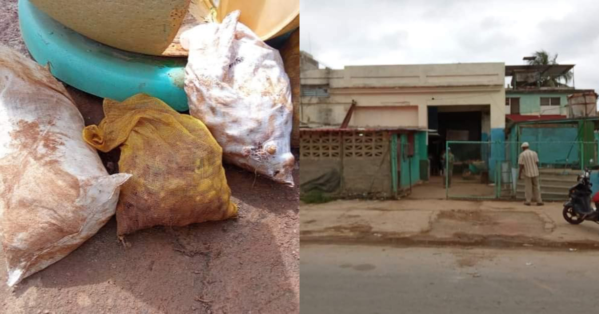 Consejo Popular Rampa / Facebook © Detenido el administrador del mercado La Yaya por faltante de casi 1.300 libras de papas.