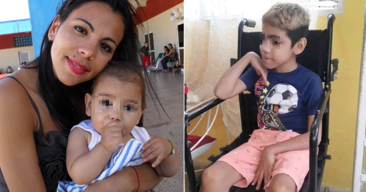 Madre cubana pide ayuda humanitaria para su hijo, que sufre parálisis en un lado de su cuerpo © Facebook/Frida Laira Riverón Muñiz 