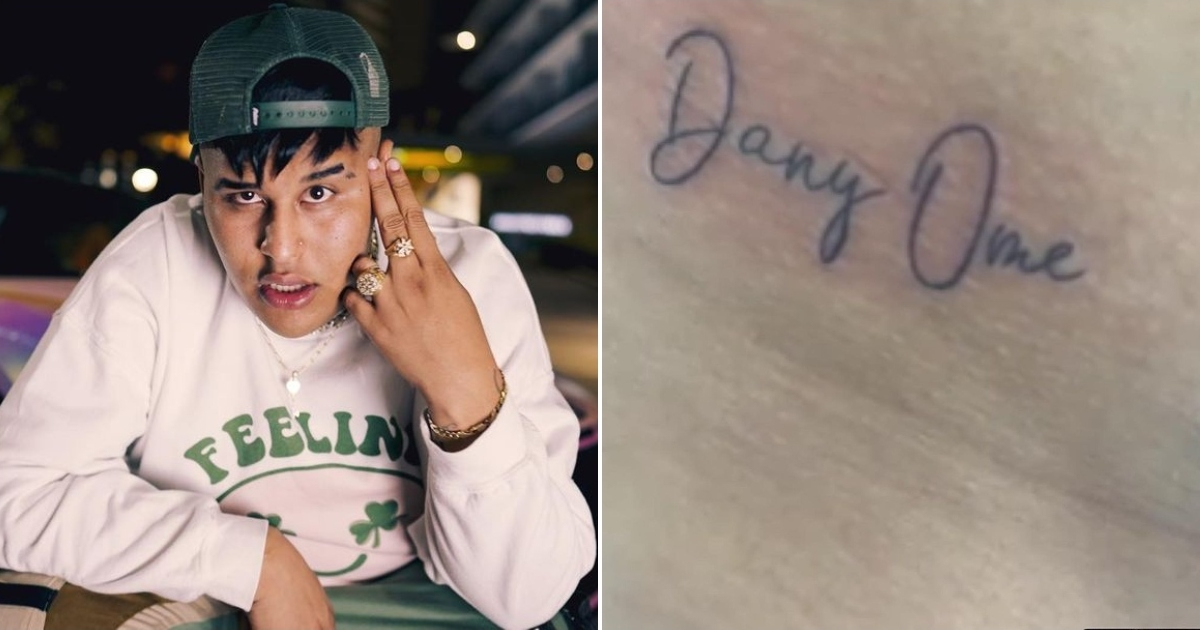 Fan de Dany Ome se tatúa su nombre © Instagram / Dany Ome