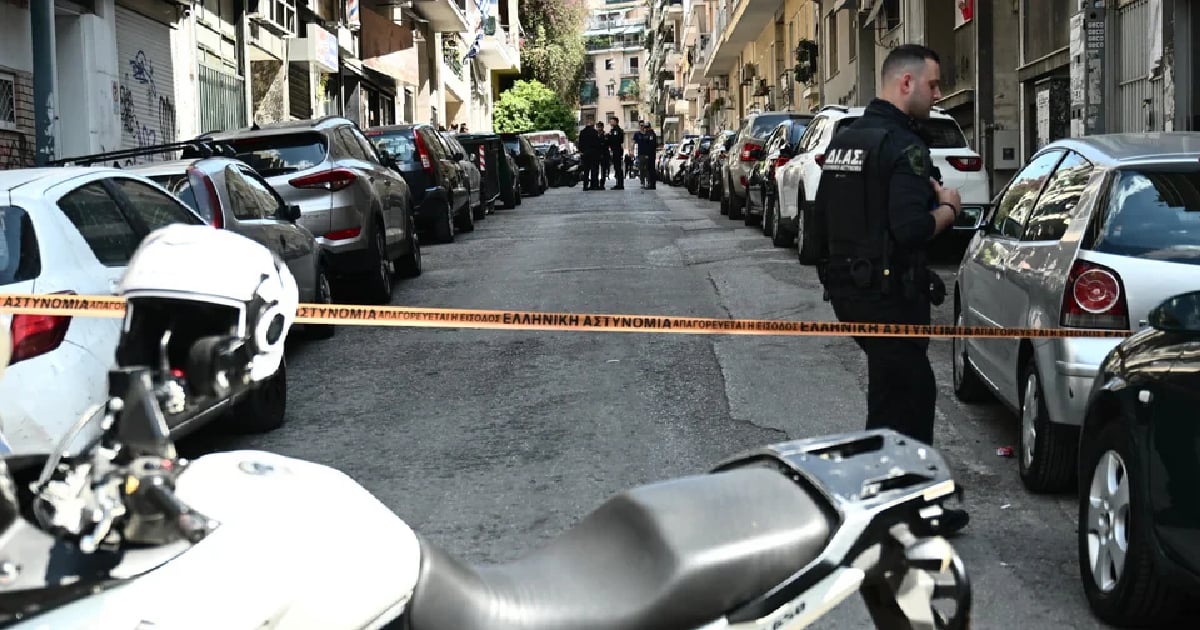 Cuadra en Patisia, Atenas, donde ocurrió el brutal crimen © Captura de Iefimerida