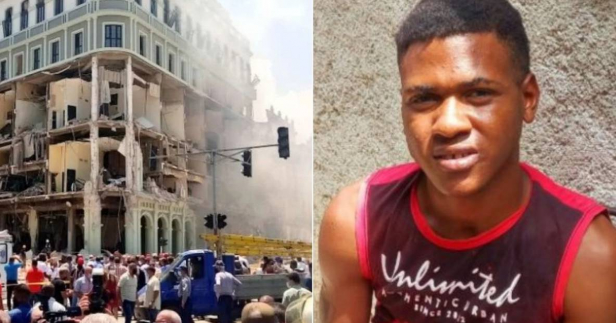 Explosión en 2022 / Joven cubano © Redes Sociales / Cubanet