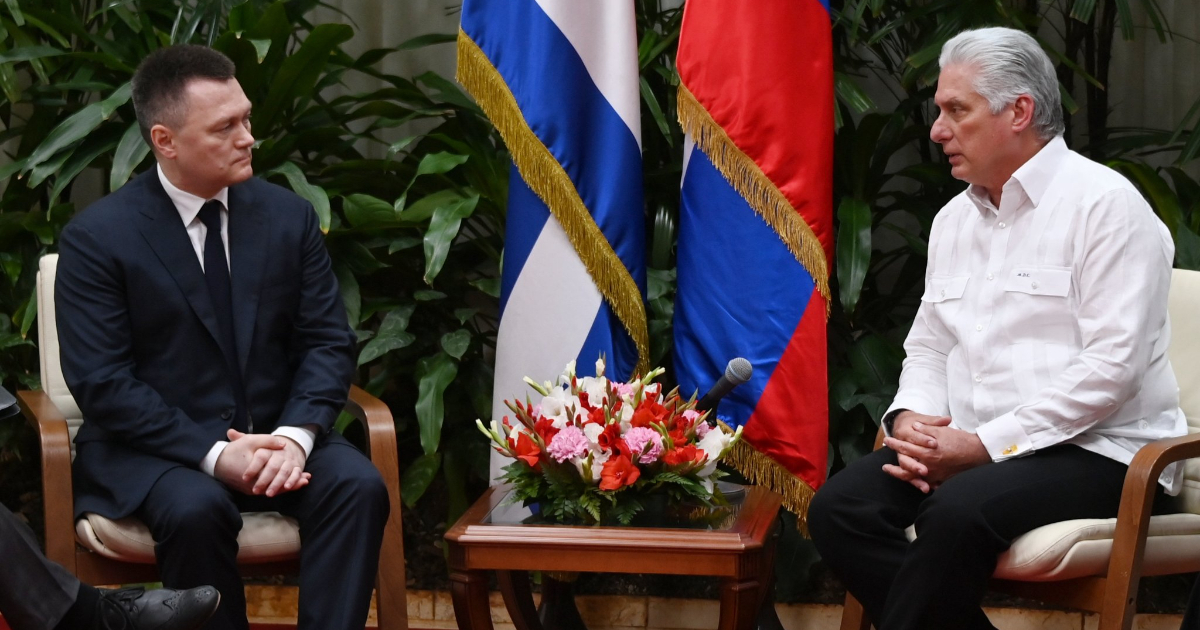 Fiscal ruso junto a Díaz-Canel © X/Presidencia Cuba