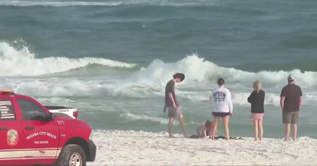 Playa de Florida © Captura de video / CBS News