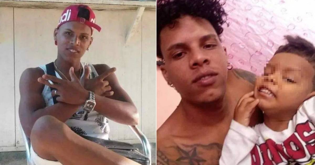Joven asesinado y su hijo de 3 años © Facebook / Rafael Montero Llópiz