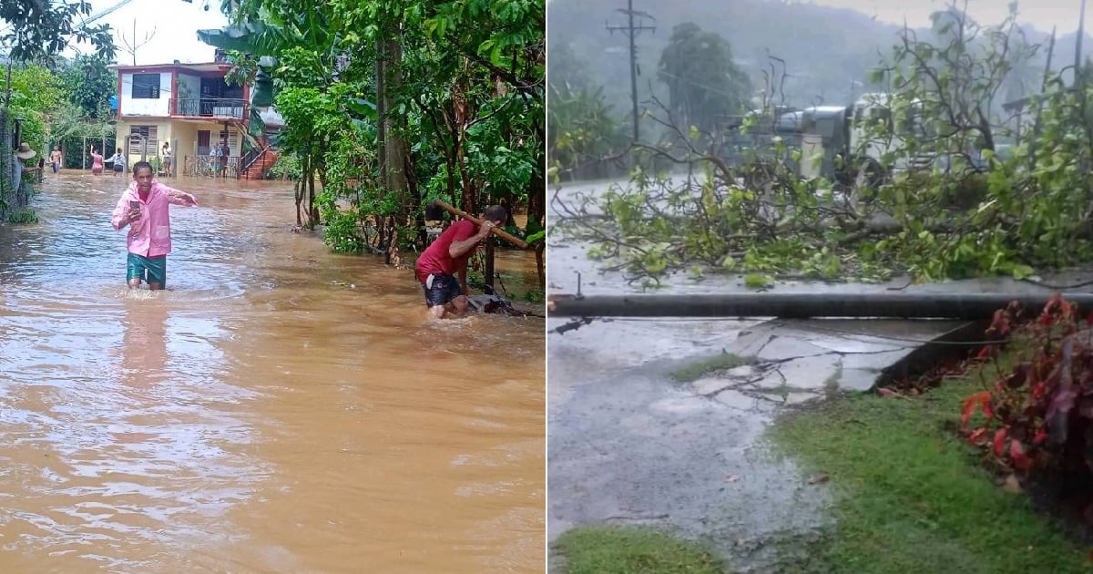 Cerca de 400 familias damnificadas y una veintena de casas dañadas por fuertes lluvias en Baracoa