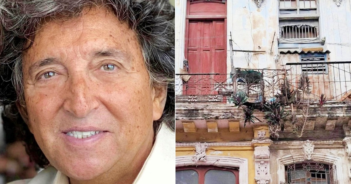 Alfredito Rodríguez (i) y Exterior de la cuartería en la que vivió el cantante en Cuba (d) © Collage Facebook/Alfredo Rodríguez