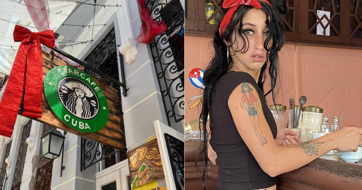Starcafé, nuevo lugar de trabajo de la Amy Winehouse cubana © Instagram/StarCafé y Facebook/Daniel Ross Dieguez