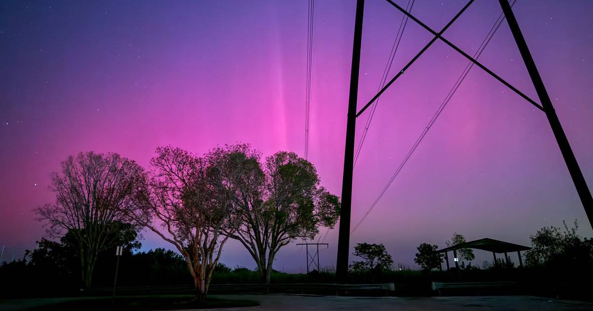 Aurora Boreal vista desde Florida © X/Luke Culver