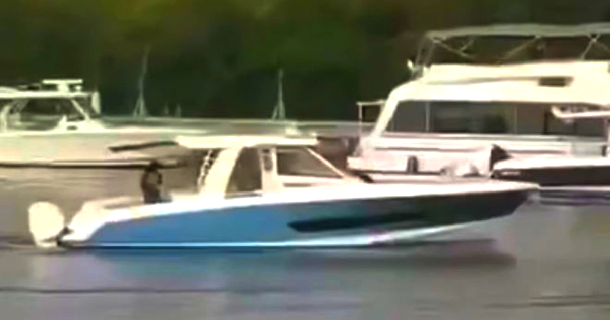 Embarcación sospechosa de haber estado involucrada en el accidente © Captura de video Instagram / onlyindade