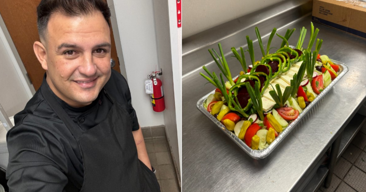 Cubano llega a Florida como lavaplatos y se convierte en destacado chef de restaurante griego
