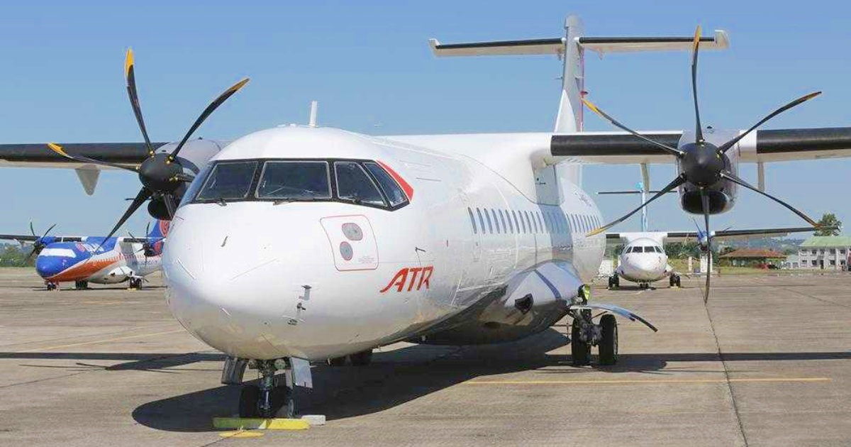 Avión ATR-72, con capacidad para 72 pasajeros que realizaría los vuelos © Muthu Aviation