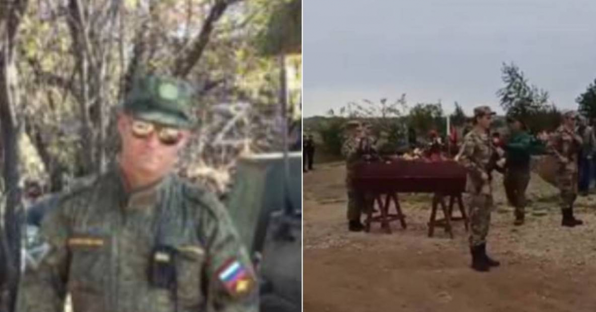 Images Surface of Cuban Mercenary's Funeral in Russia After Ukraine Conflict