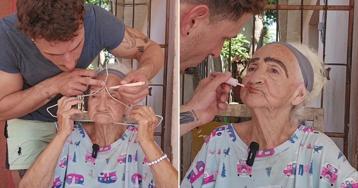 Martha, the Viral Cuban Grandma, and Her Grandson Take on a Makeup Tutorial