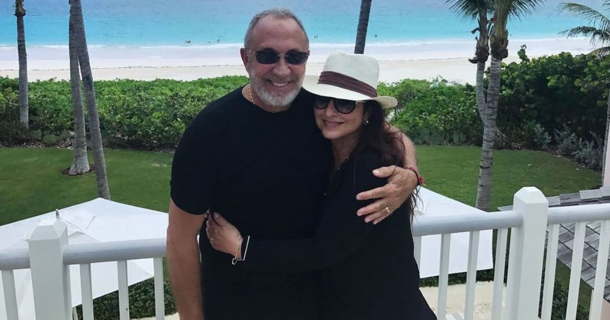 Emilio y Gloria Estefan en Bahamas © Instagram / Emilio Estefan
