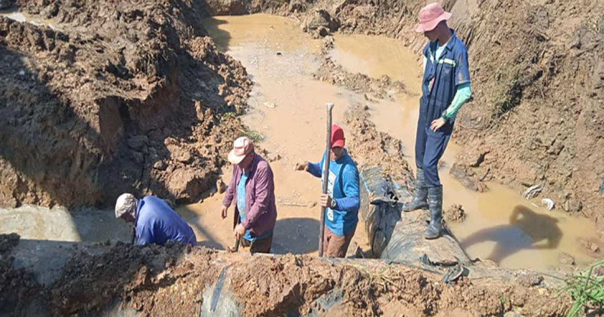 Over 100,000 Residents in Ciego de Ávila Left Without Water Due to Pipeline Break