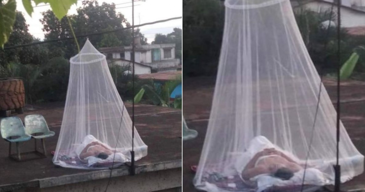 Cuban Man Sleeps on Rooftop to Escape Power Outages