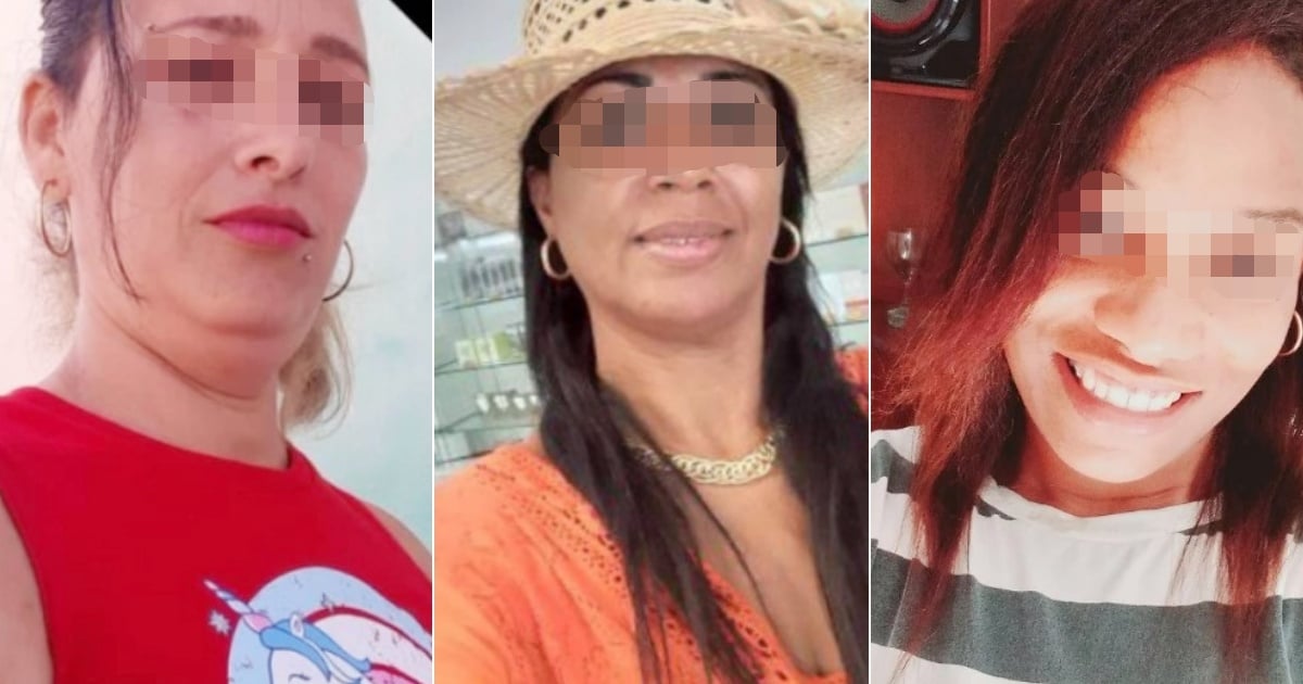 Las tres cubanas asesinadas en apenas 15 días © Collage Redes sociales