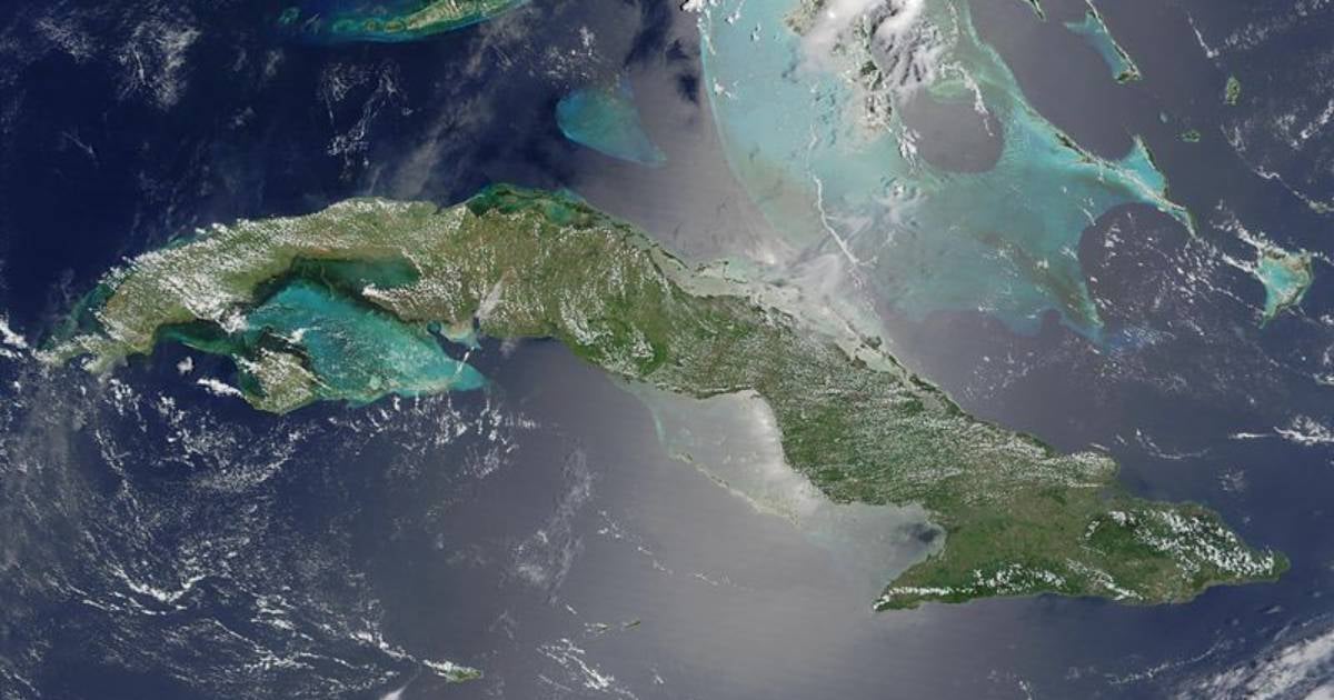 Cuba, imagen tomada por la NASA © Wikipedia Commons