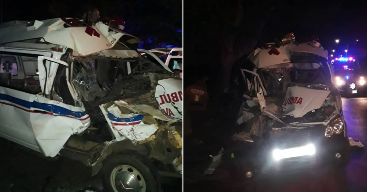Ambulance Crashes into Truck While Transporting Patient in Havana