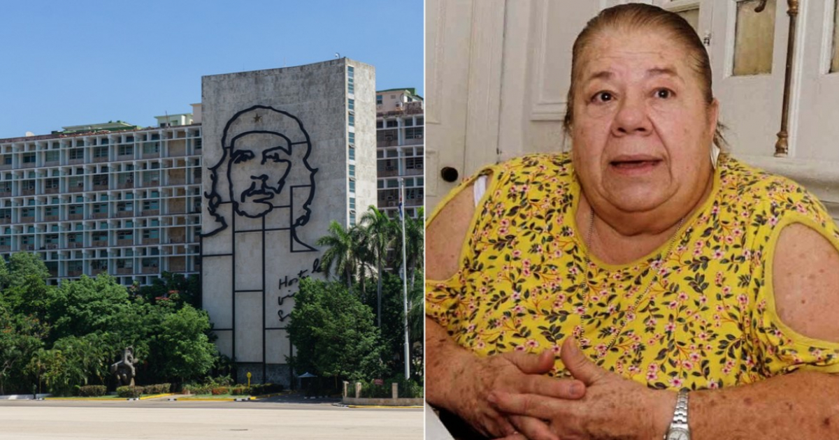 Sede del MININT en Cuba y Corina Mestre © CiberCuba y Granma