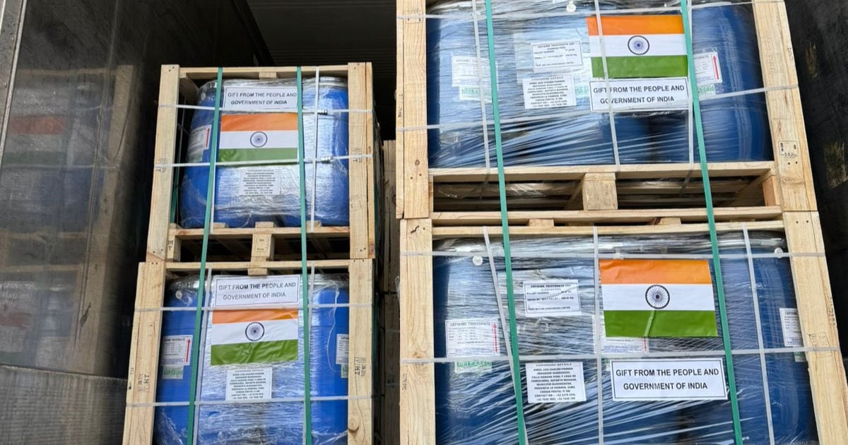 India Delivers 90 Tons of Pharmaceutical Ingredients to Cuba