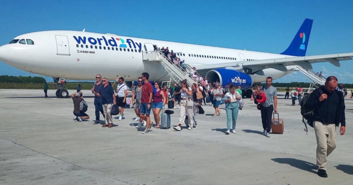 Vuelo procedente de Protugal llega a Cuba © Aeropuerto Internacional Jardines del Rey en X