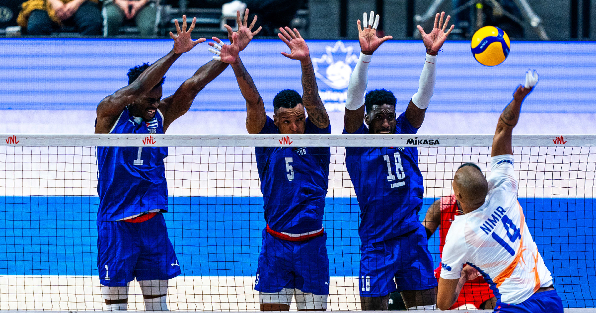 Cuban Volleyball Team Struggles Without Simon, Falls to Netherlands