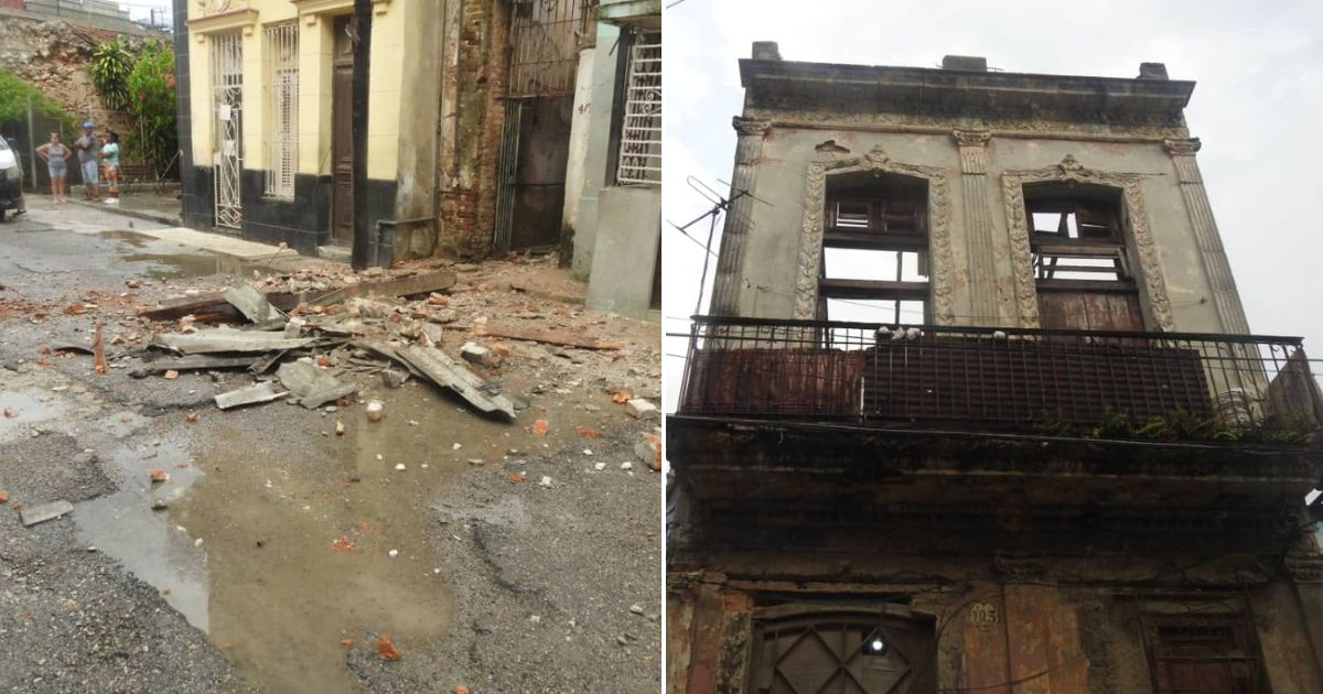 Building Partially Collapses in Old Havana