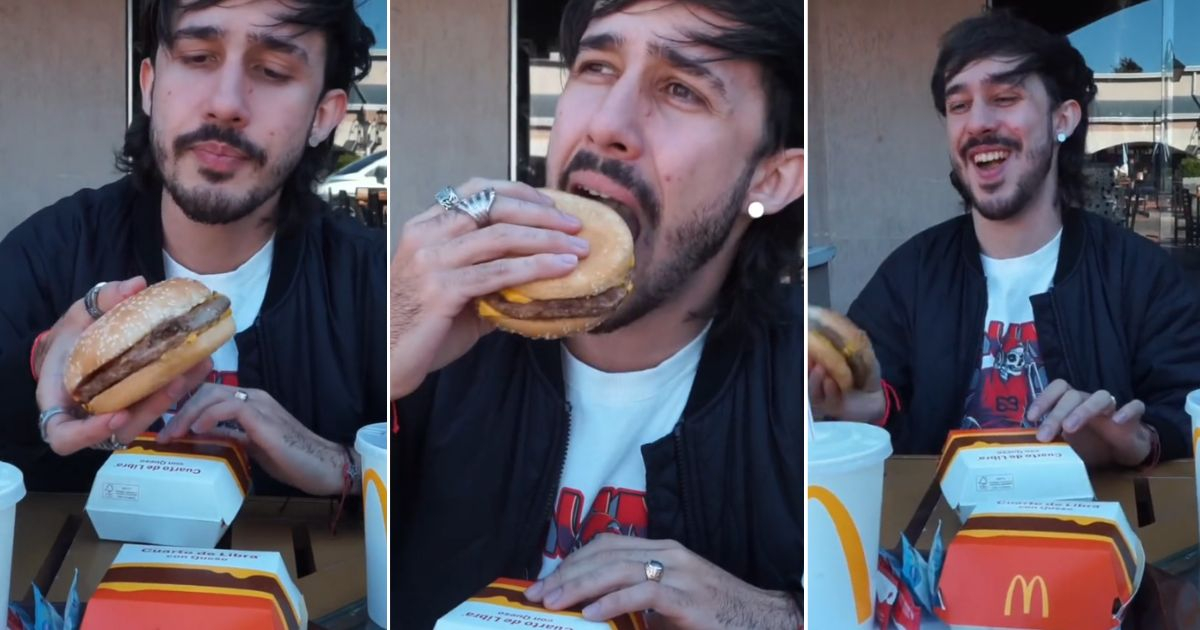 Cubano disfruta su primer McDonald's y lo describe como una experiencia "capitalista y americana"