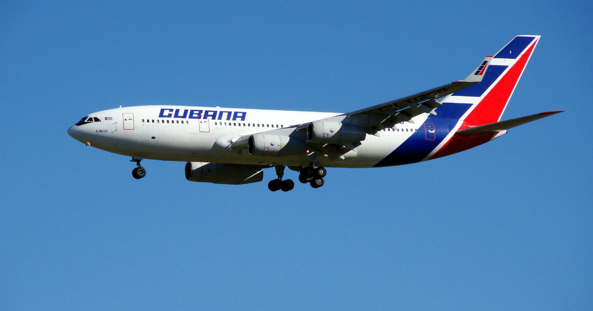 Avión de Cubana de Aviación (Imagen de referencia) © Wikimedia