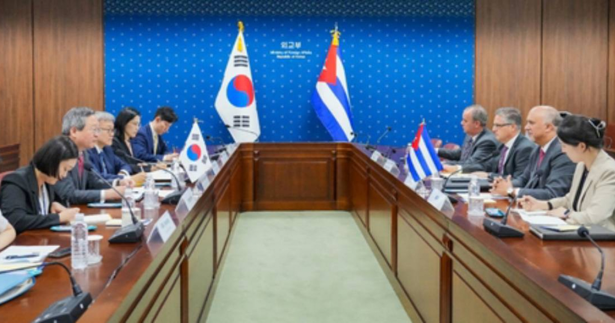 Reunión oficial entre diplomáticos de Cuba y Corea del Sur © Ministerio de Asuntos Exteriores de Corea del Sur