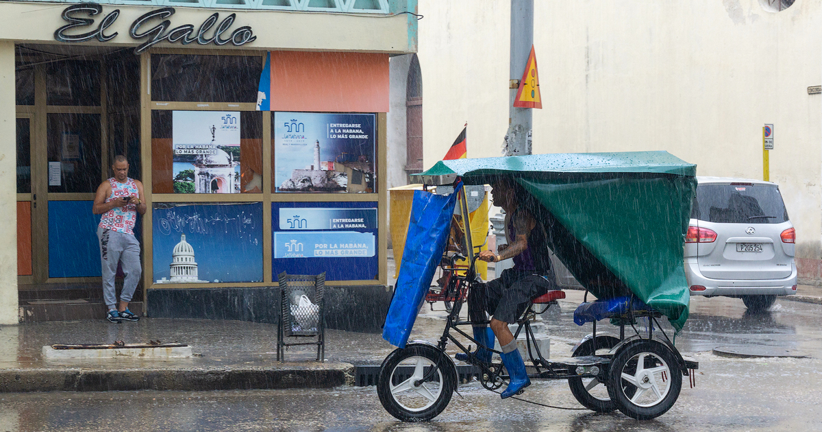 Lluvias en La Habana (imagen de referencia) © CiberCuba