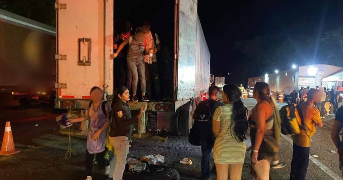 Migrantes rescatados en México © Facebook / Noticias Al Momento Tabasco