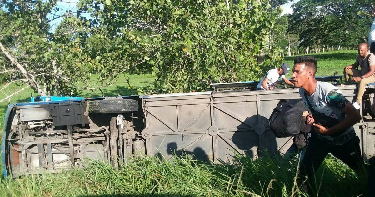 Bus Accident in Camagüey Leaves No Fatalities