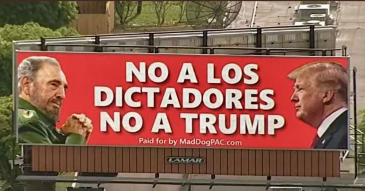 Protests Continue in Miami Over Billboard Comparing Fidel Castro and Trump