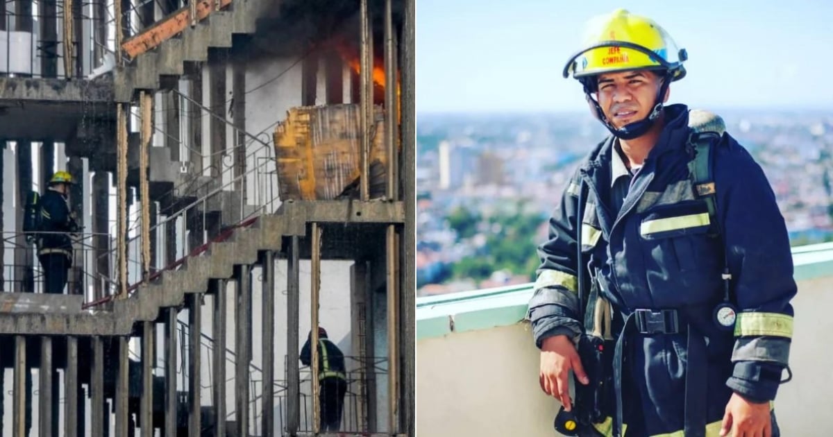 Firefighter Injured in Havana's Girón Building Blaze Makes Full Recovery